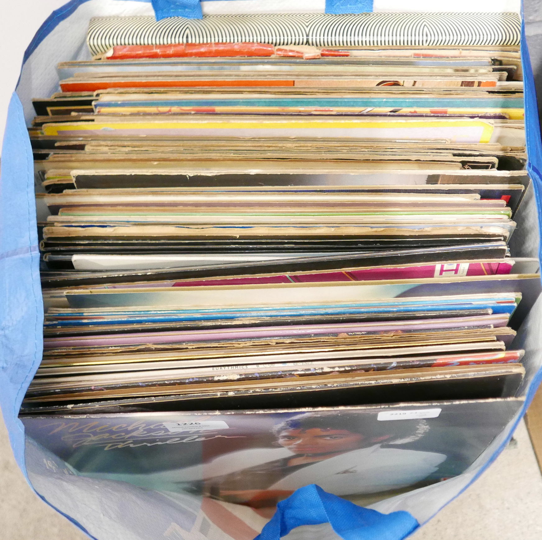 A collection of LP records, Culture Club, Blondie, Eurythmics, ABBA, Adam Ant, etc. **PLEASE NOTE