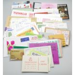 Stamps; a small box of worldwide stamp booklets, (100+)