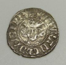 An Edward I silver penny, Newcastle Mint