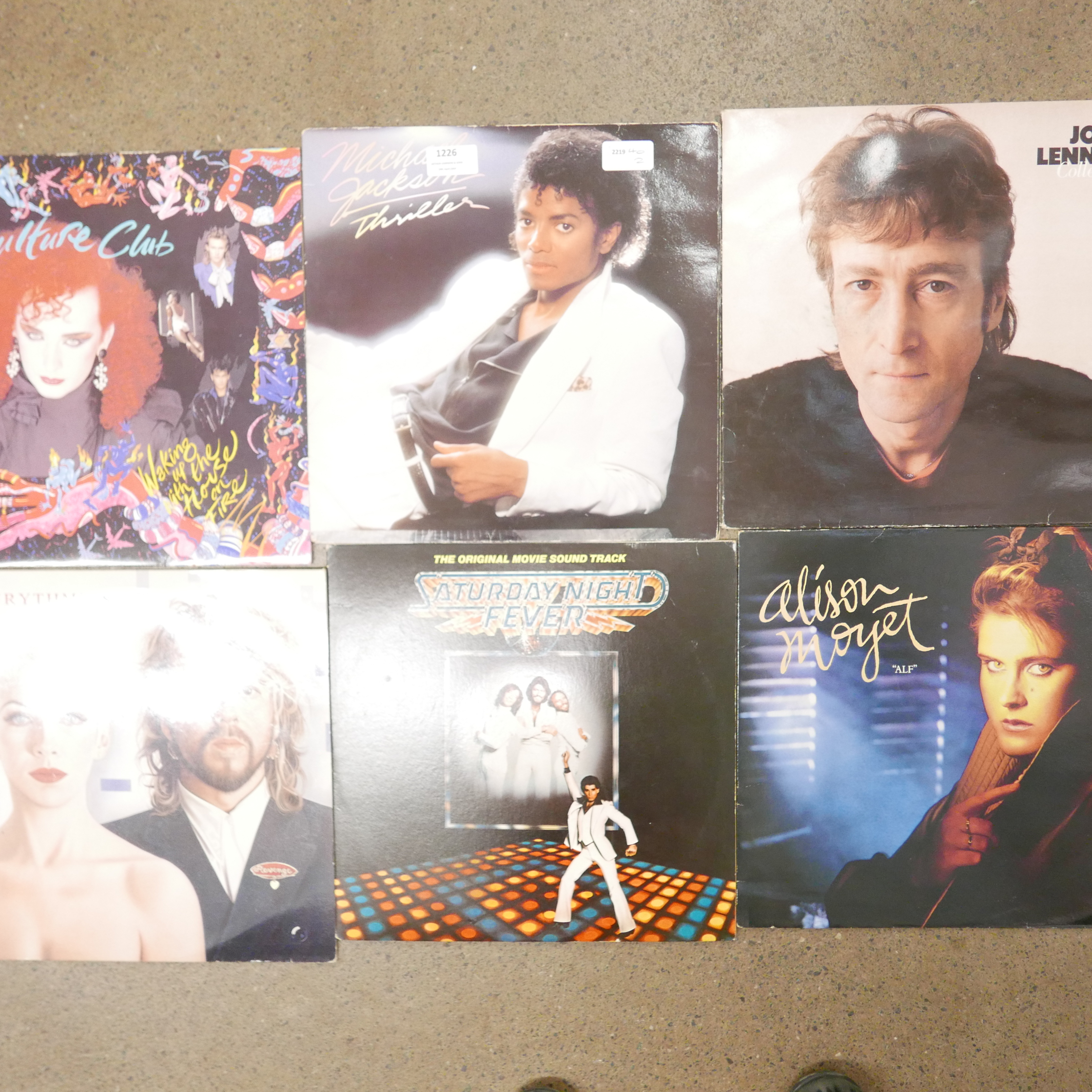 A collection of LP records, Culture Club, Blondie, Eurythmics, ABBA, Adam Ant, etc. **PLEASE NOTE - Image 2 of 2