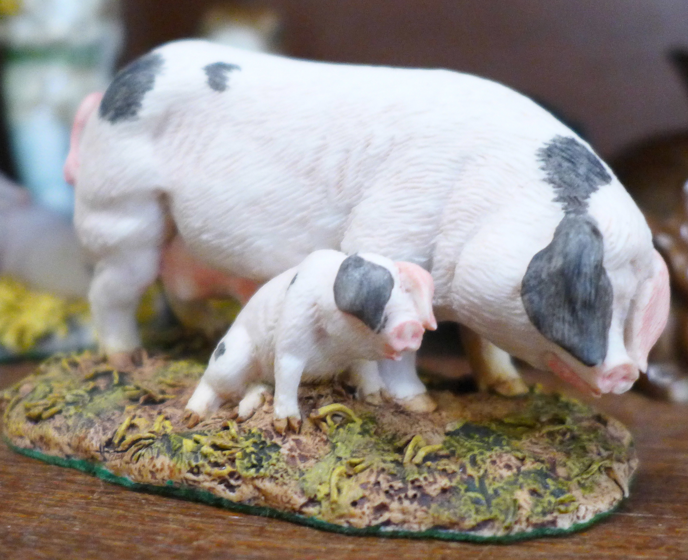 A Beswick Help For Heroes soldier bear, boxed, six Royal Doulton pig figures and figure groups, a - Image 5 of 6