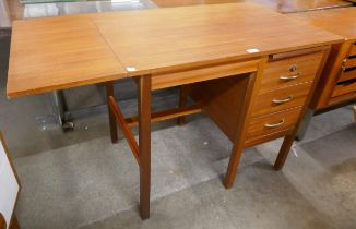 A teak desk