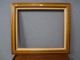 A gilt picture frame