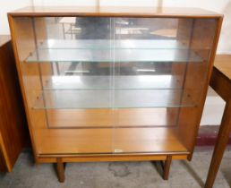 A Turnidge of London teak bookcase