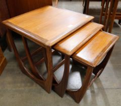 A G-Plan Astro teak nest of tables