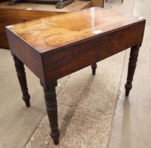 A Victorian mahogany bidet