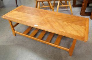 A Myer teak rectangular coffee table