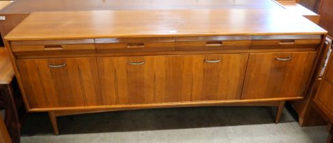 An Elliotts of Newbury teak and afromosia sideboard