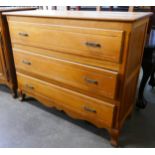 A 19th Century style French oak commode