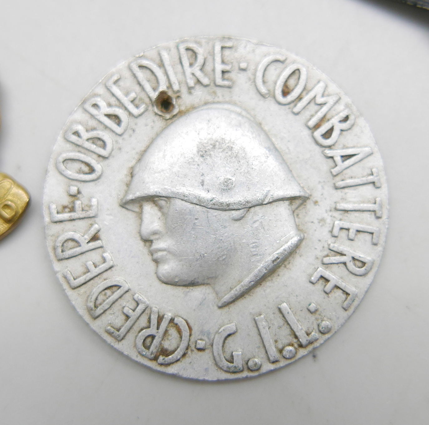 A WWII Italian Fascist Youth 'Opera Balilla' badge, a German WWII War Merit medal, a Rhodesia - Image 2 of 4