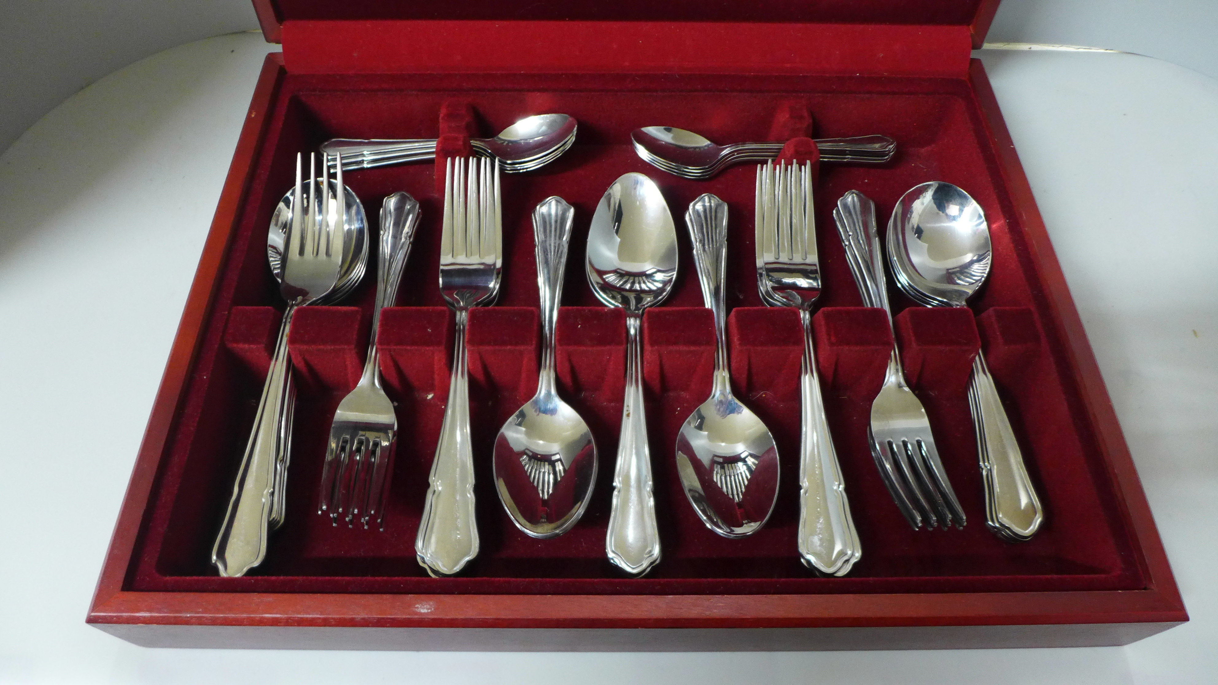 A fifty-eight piece Viners canteen of cutlery - Image 3 of 3