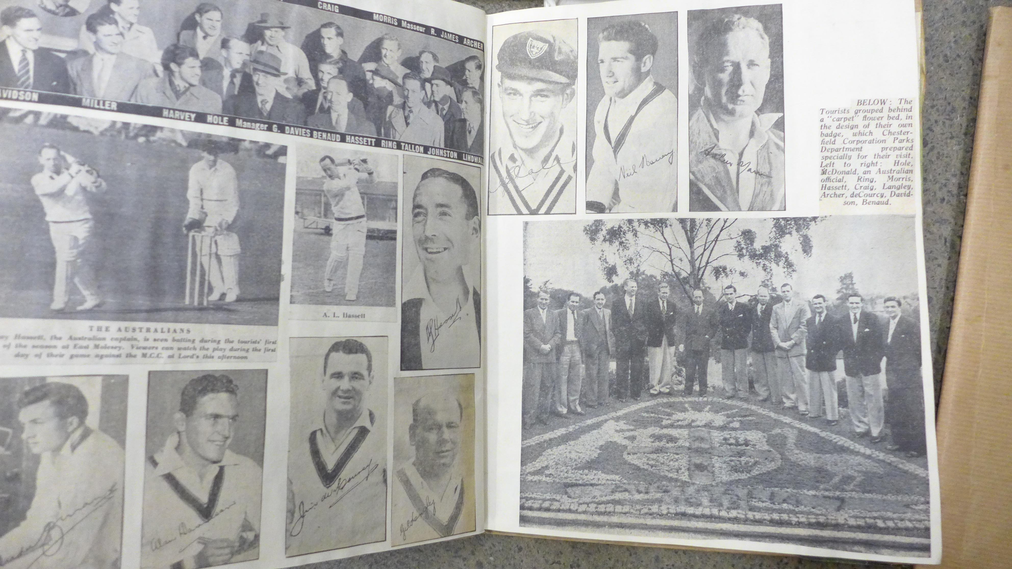 Cricket ephemera, scrapbooks with autographs, score books, etc., 1940s onward - Image 4 of 17