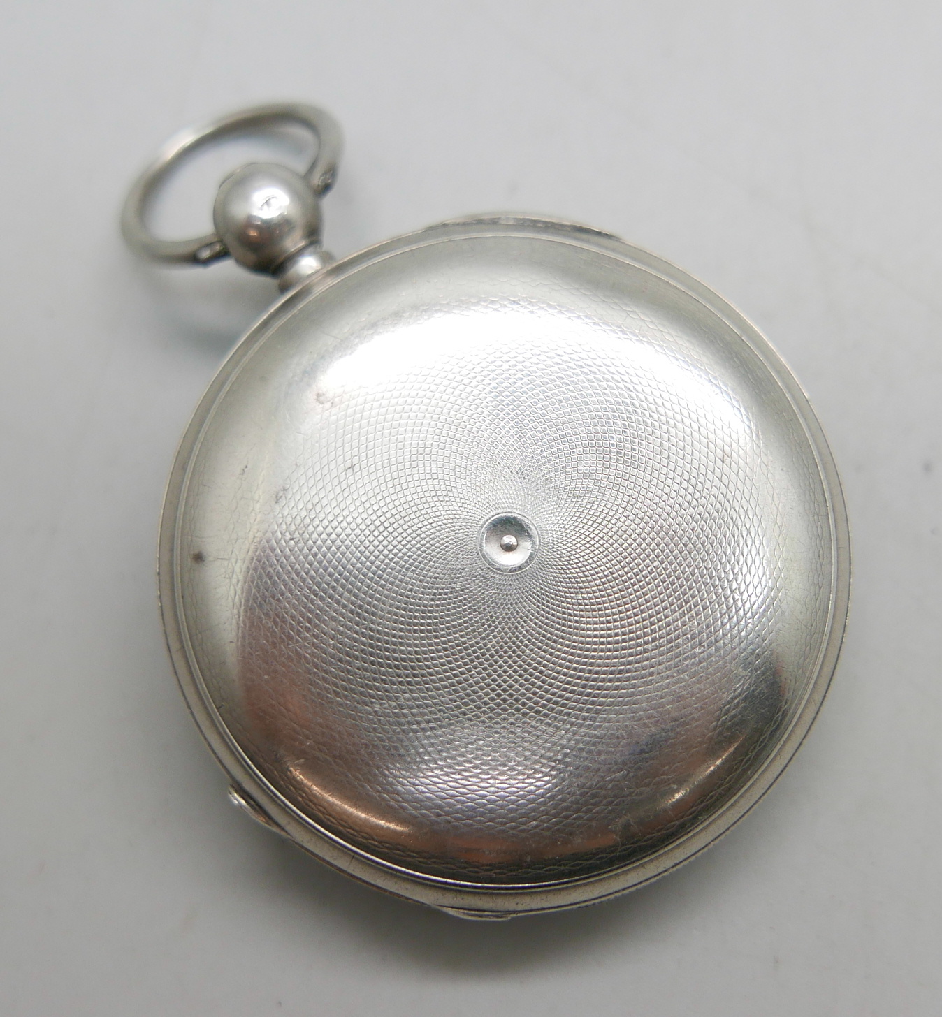 A silver full-hunter pocket watch, the dial marked Rotherhams, London - Image 4 of 5