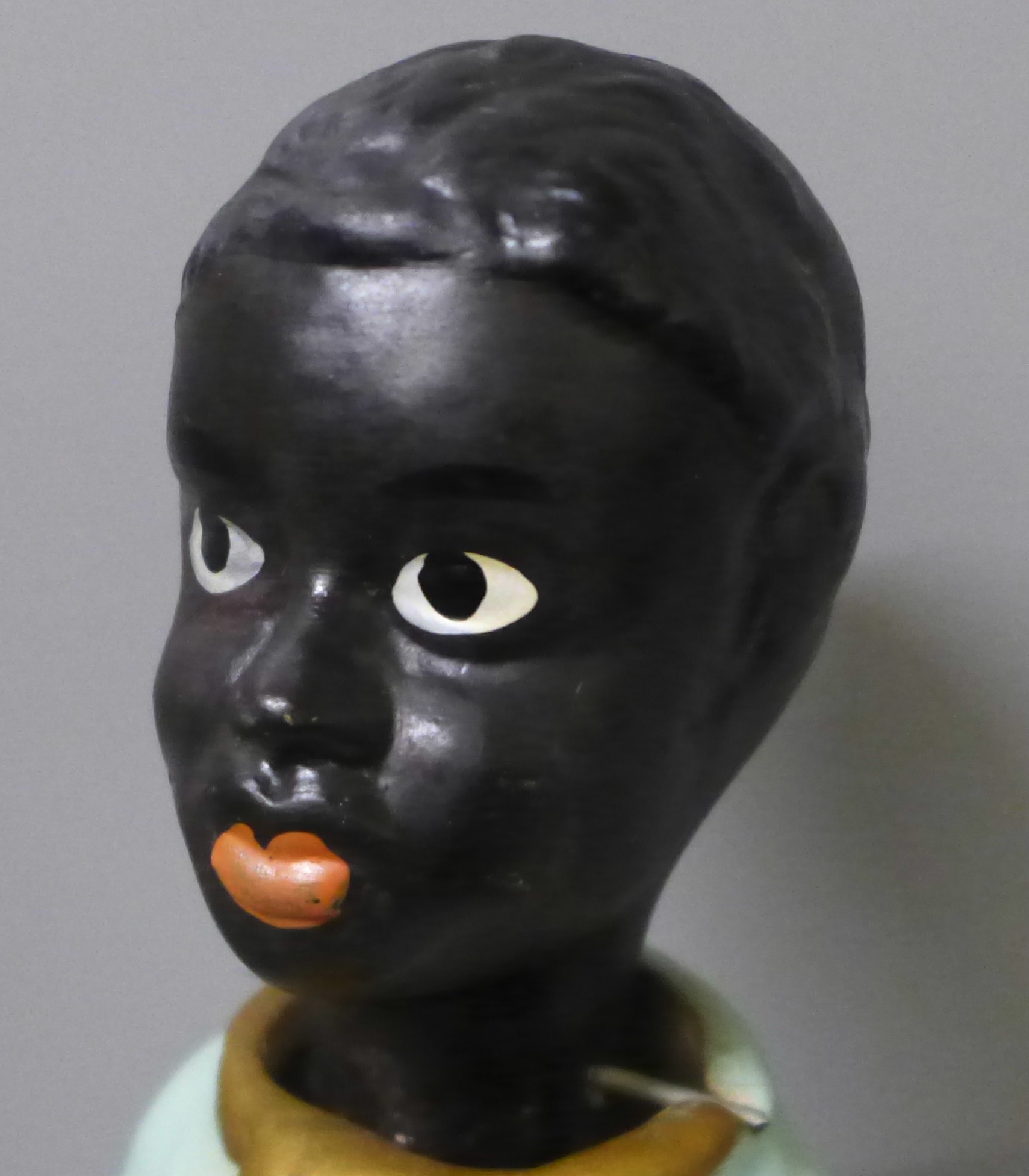 A French charity money box in the form of a seated child with rocking head - Image 2 of 5