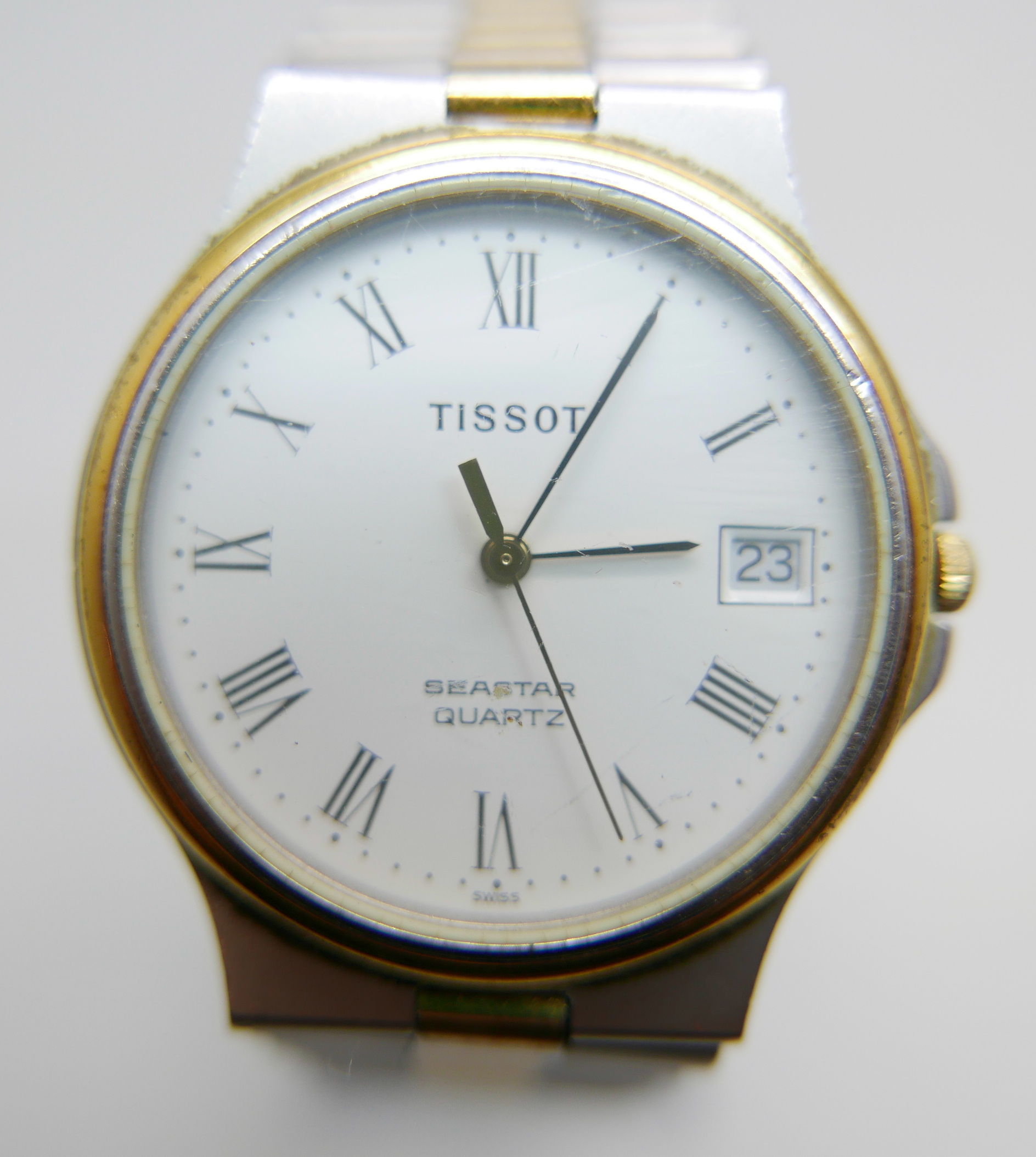 A gentleman's 1980s Tissot Seastar quartz wristwatch - Image 2 of 2