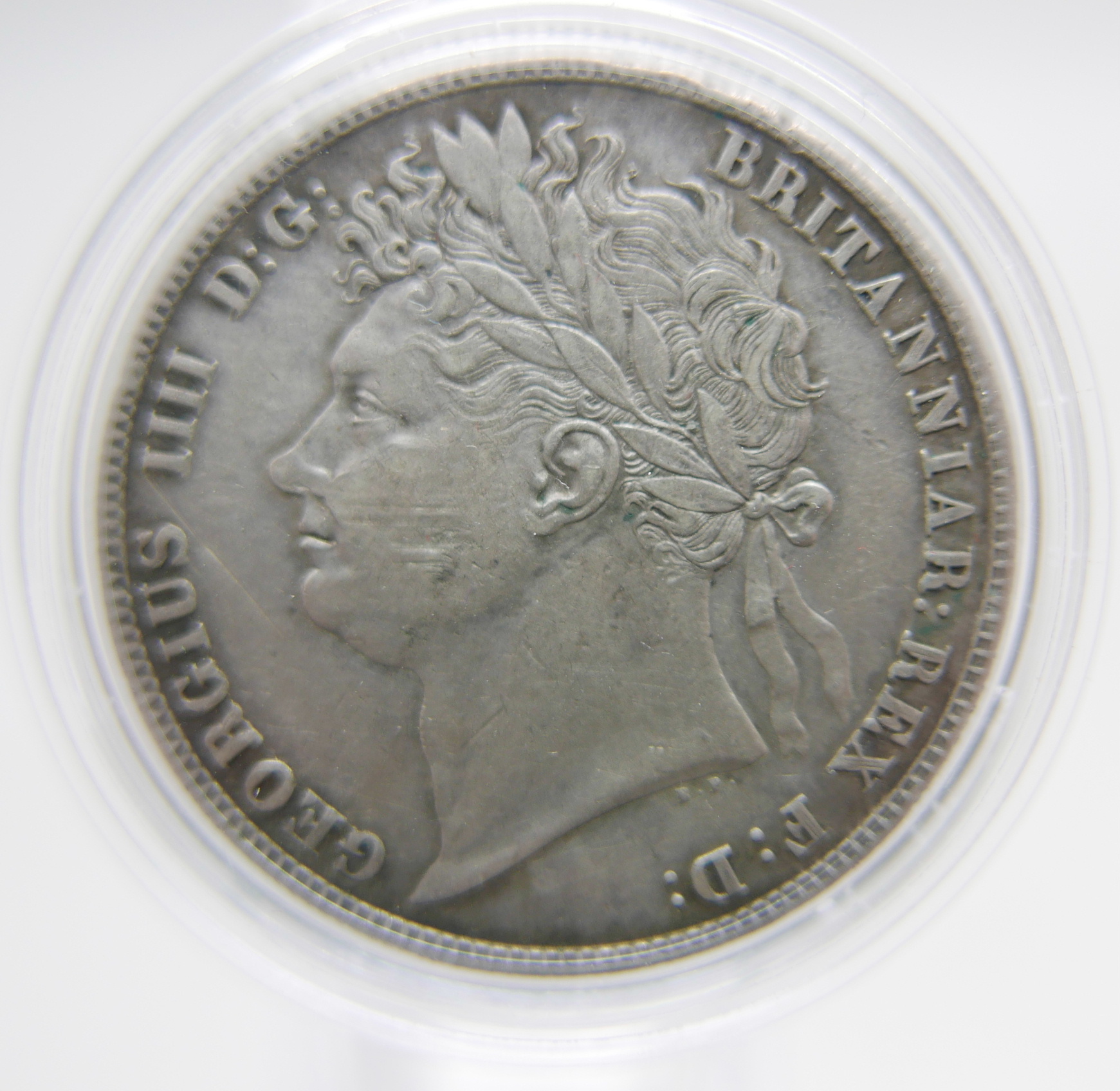 A George IV half-crown, 1823