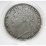 A George IV half-crown, 1823