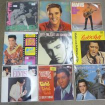 Twenty-three Elvis Presley LP records including Rock n Roll CLP 1093