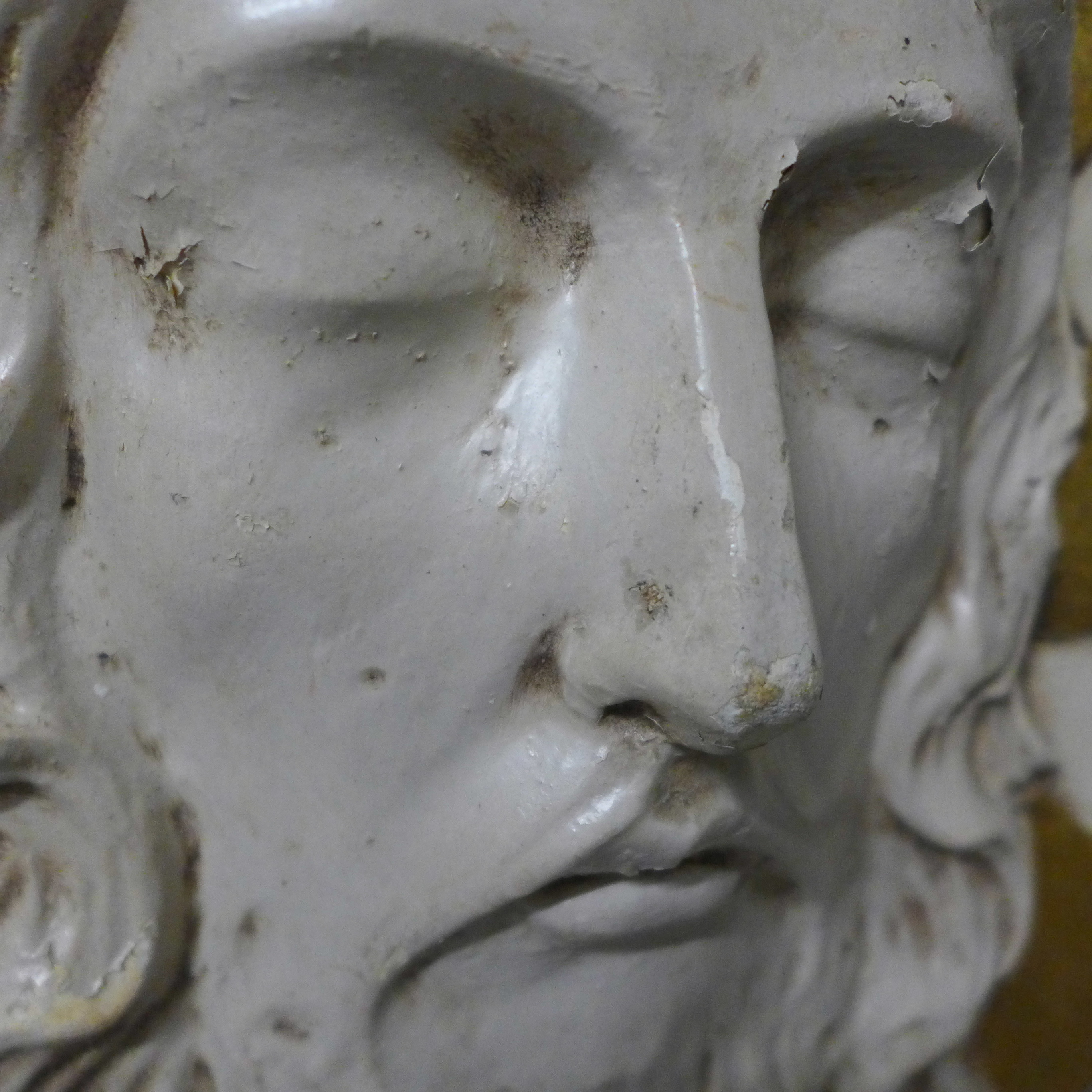 A plaster wall plaque of Jesus Christ - Image 2 of 3