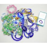 Murano and other glass jewellery