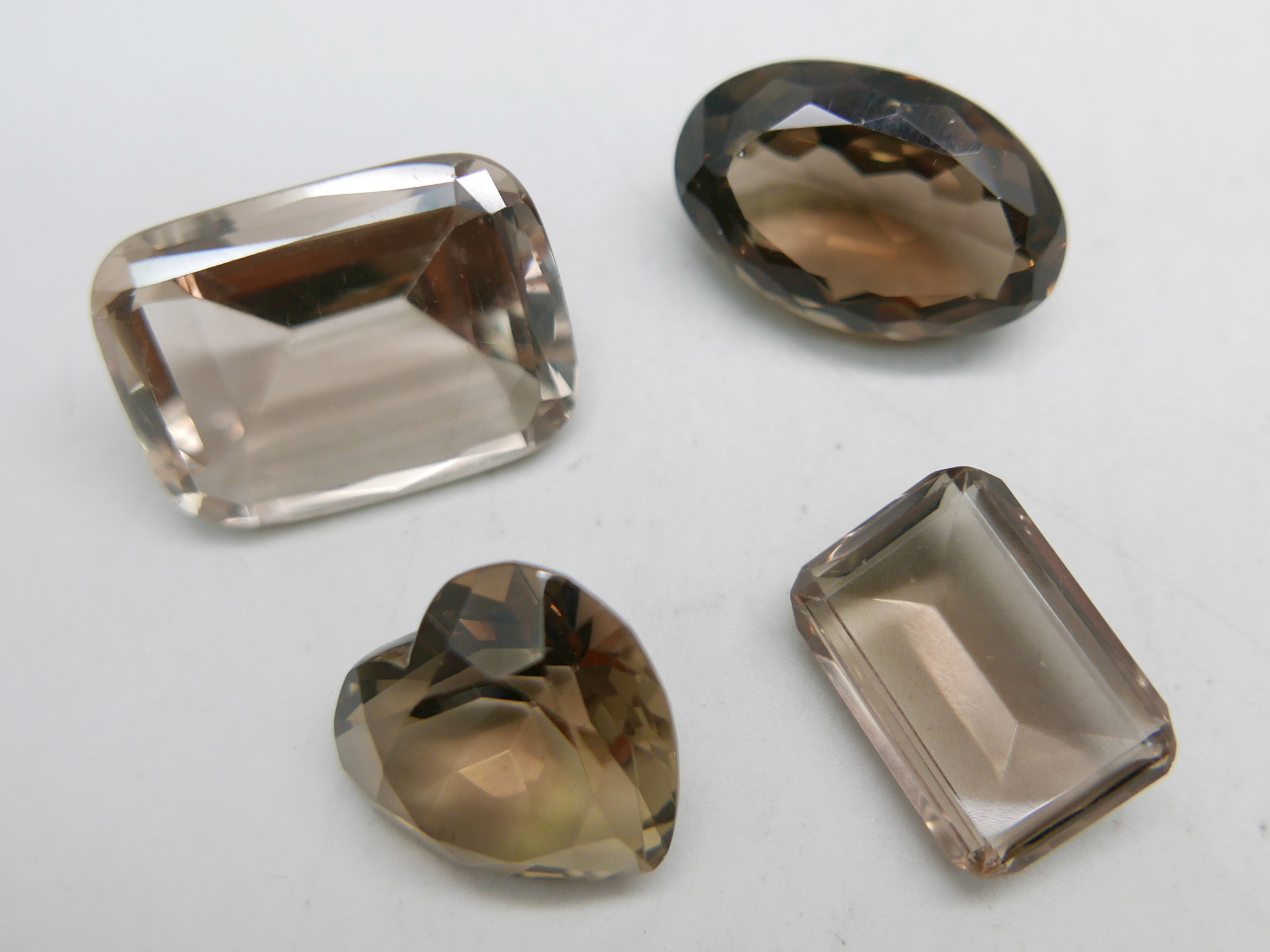 Four large unmounted citrines, 34g - Image 3 of 3