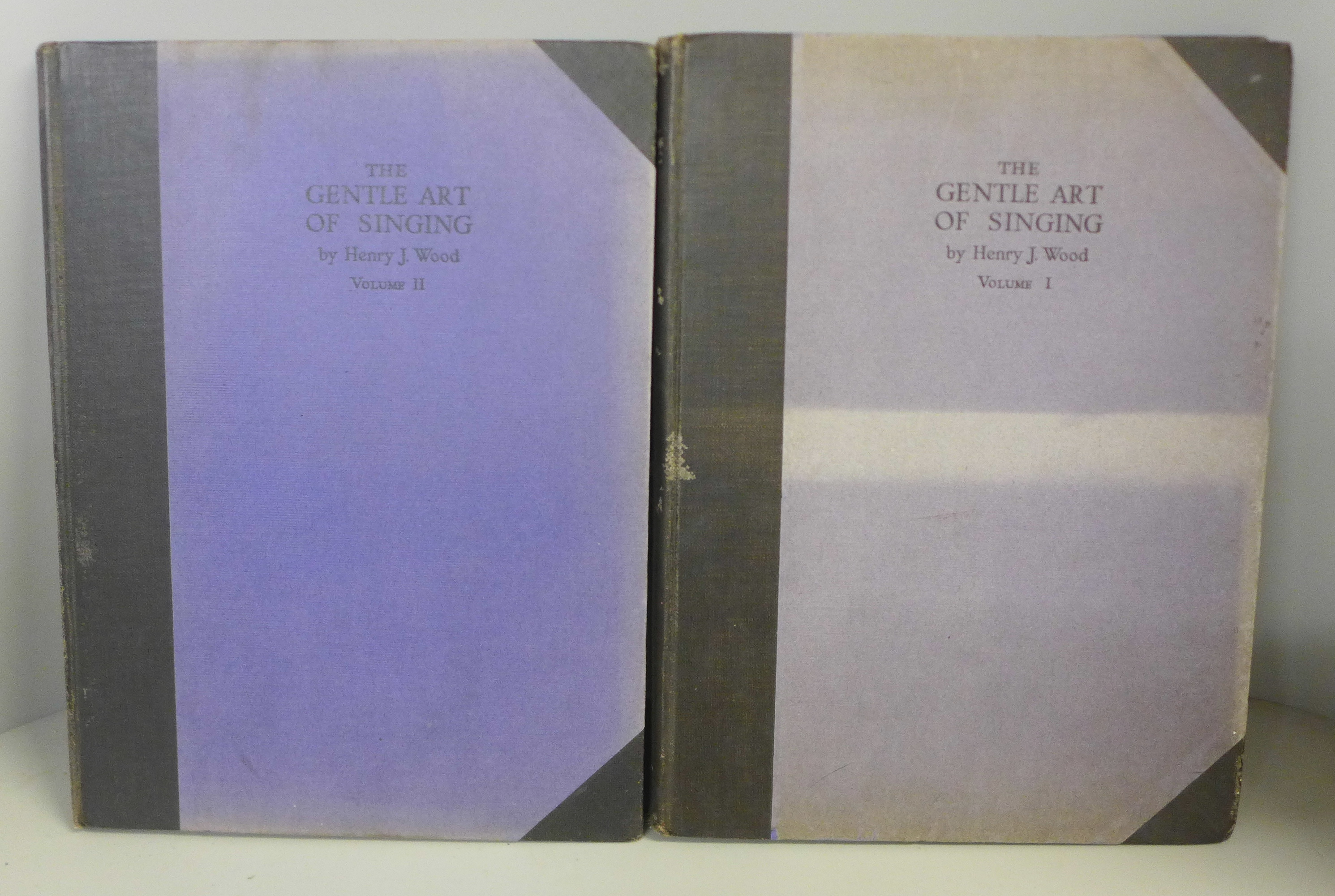 A Radio Times from 1959 in folder; two The Gentle Art of Singing by Henry J. Wood, a wooden - Image 6 of 10