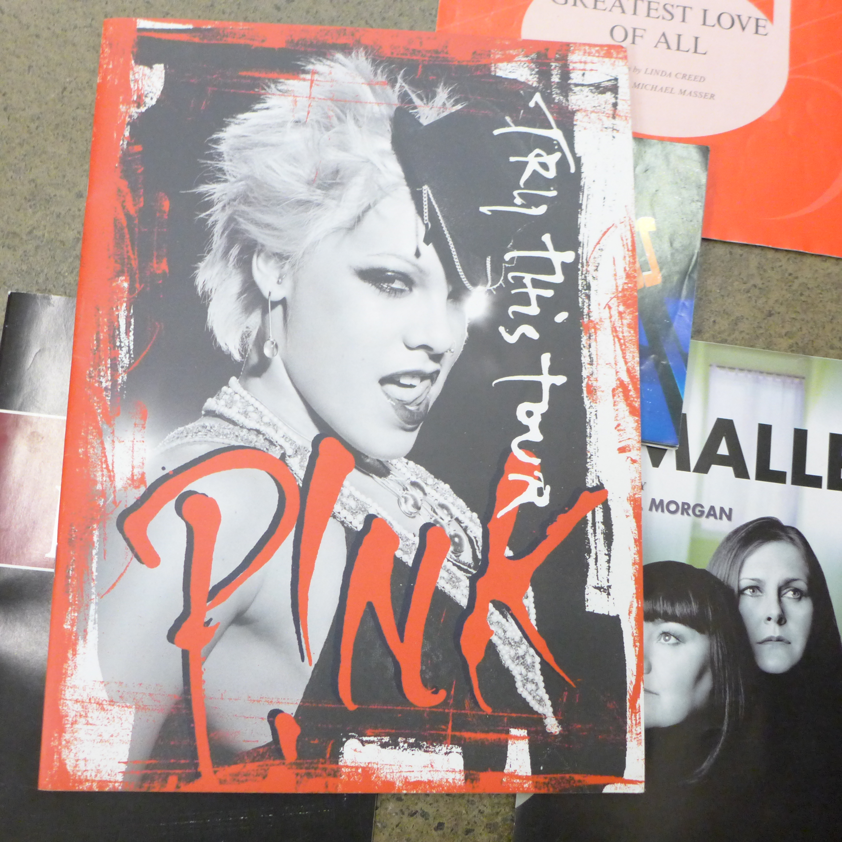 A collection of theatre and concert programmes including Evita, Grease, Pink, etc. - Image 2 of 3