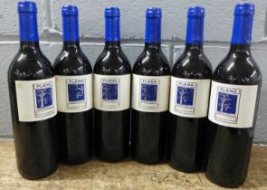 Six bottles of Navarra Pleno wine, 2005