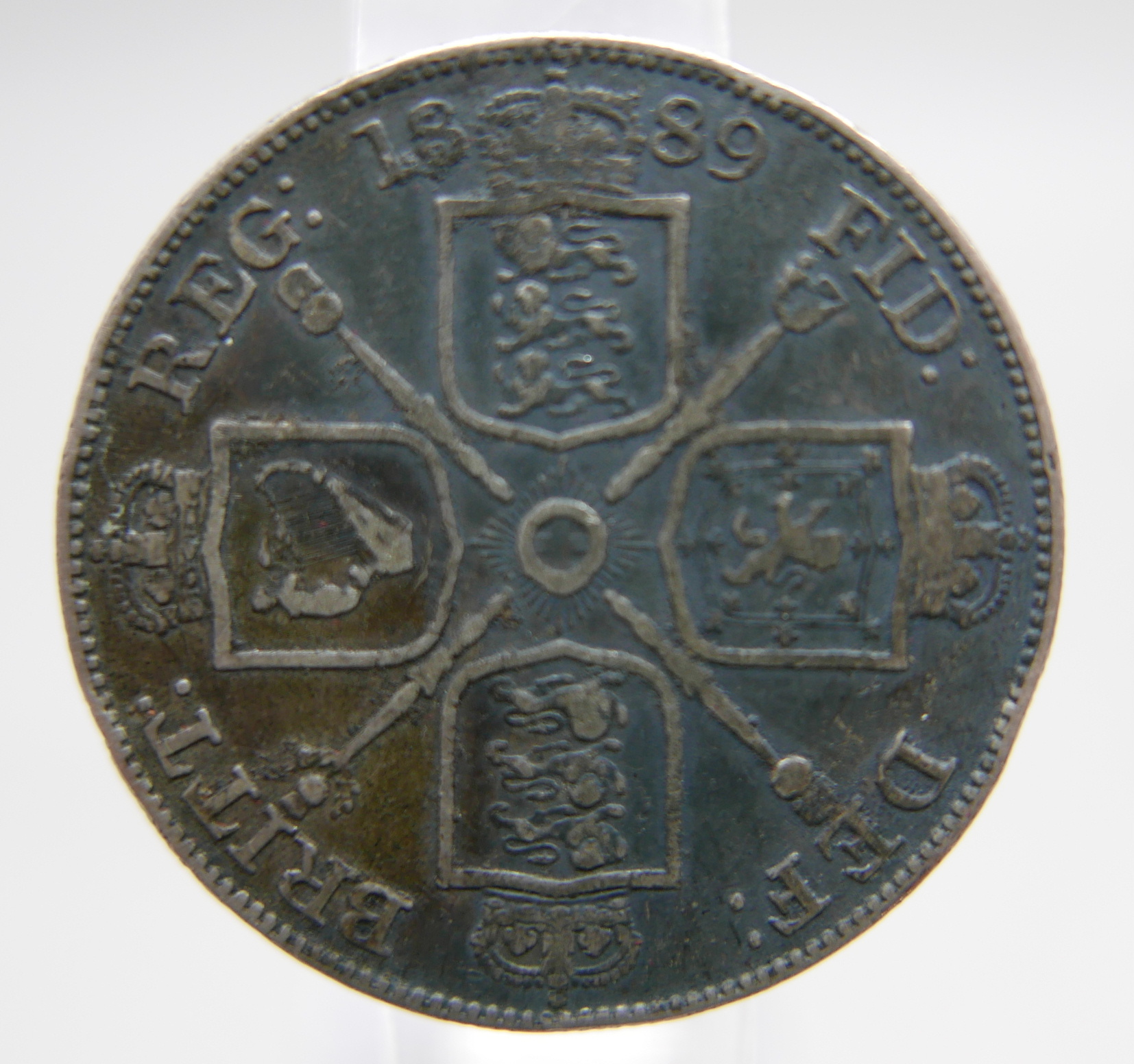 A Victorian double florin, 1889 - Image 2 of 2