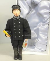 A doll of a Russian station master, 1960s/1970s in original box