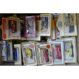 A collection of die-cast model vehicles, boxed; Lledo, Days Gone, Promotional, etc.
