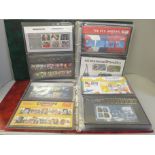 Great Britain 2015-2019 commemorative presentation packs in two albums, 71 packs with all stamps