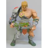 A 12" tall original Mattel He-Man/Masters of the Universe articulated figure from the 1980s