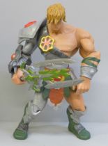 A 12" tall original Mattel He-Man/Masters of the Universe articulated figure from the 1980s