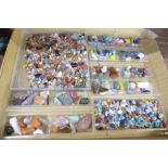 A large collection of semi-precious stones