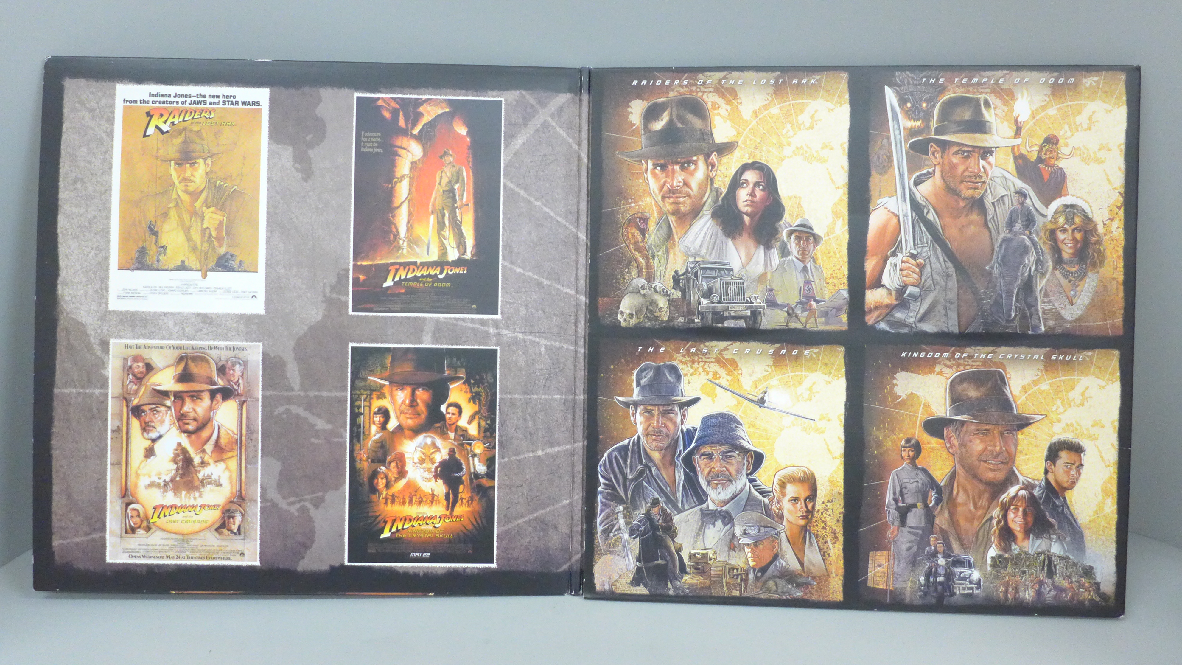 Indiana Jones, The Complete Adventures, LP record and DVDs with inserts - Image 2 of 4