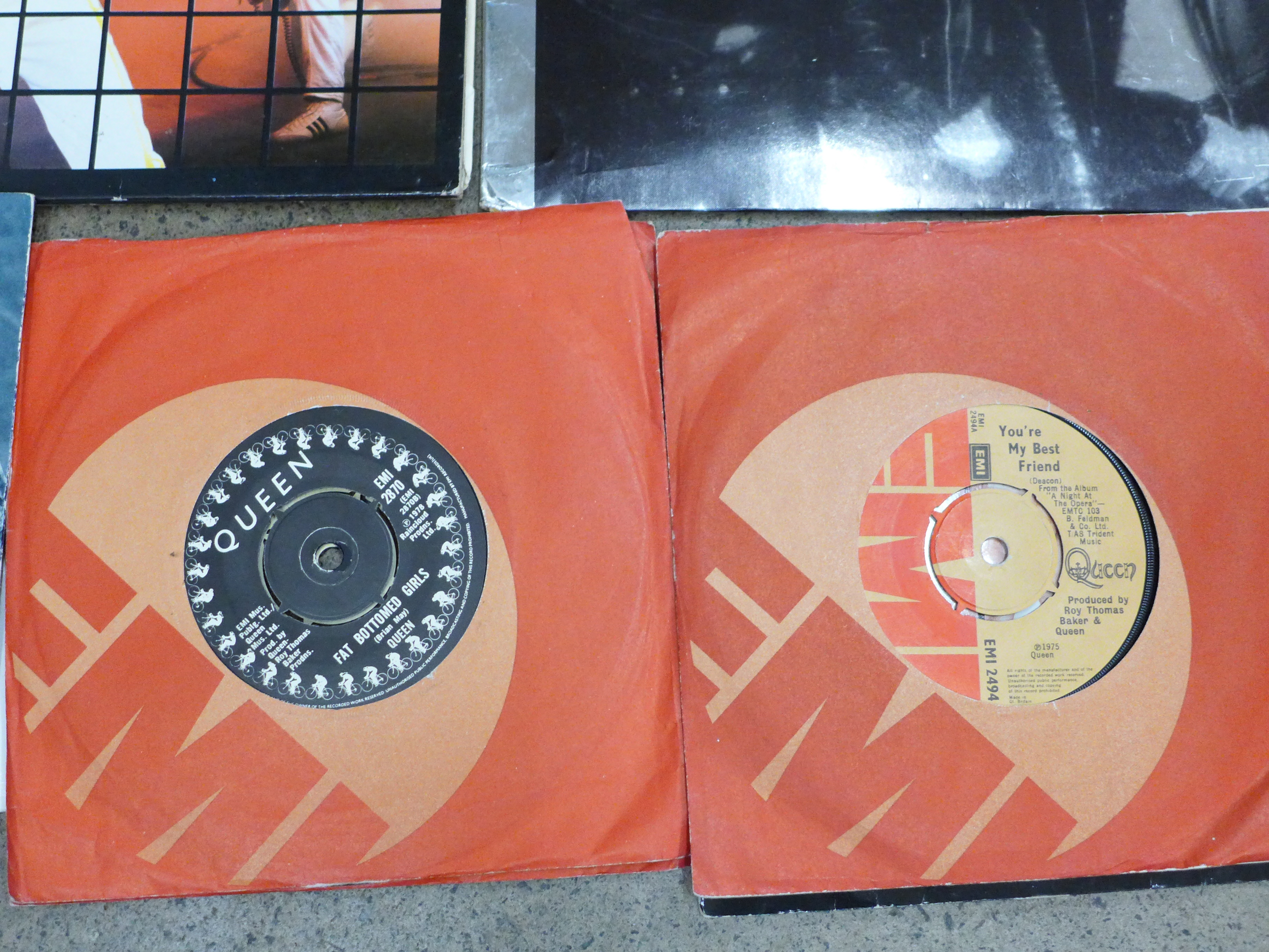 Queen and Queen solo LP records, two LPs, three 12" singles and twenty-two 7" singles - Image 2 of 3