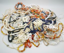 Vintage bead necklaces
