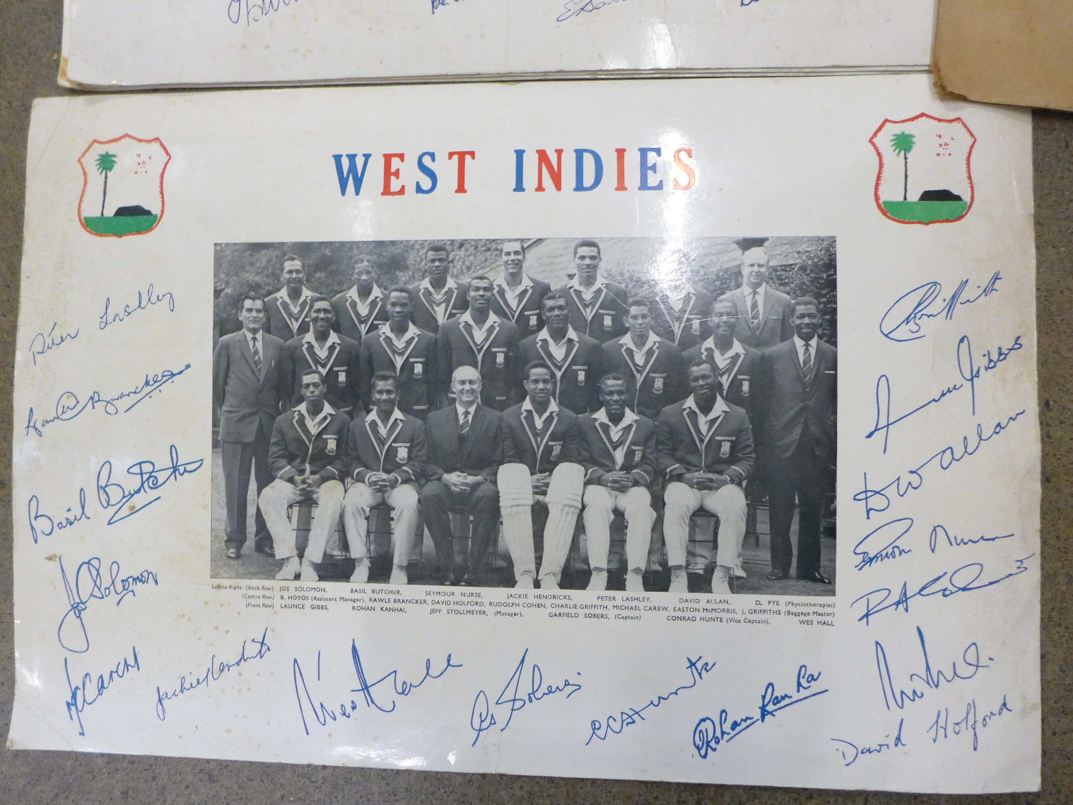 Cricket ephemera and scrap albums with autographs including Larwood, Boycott, Subba Row - Image 17 of 19