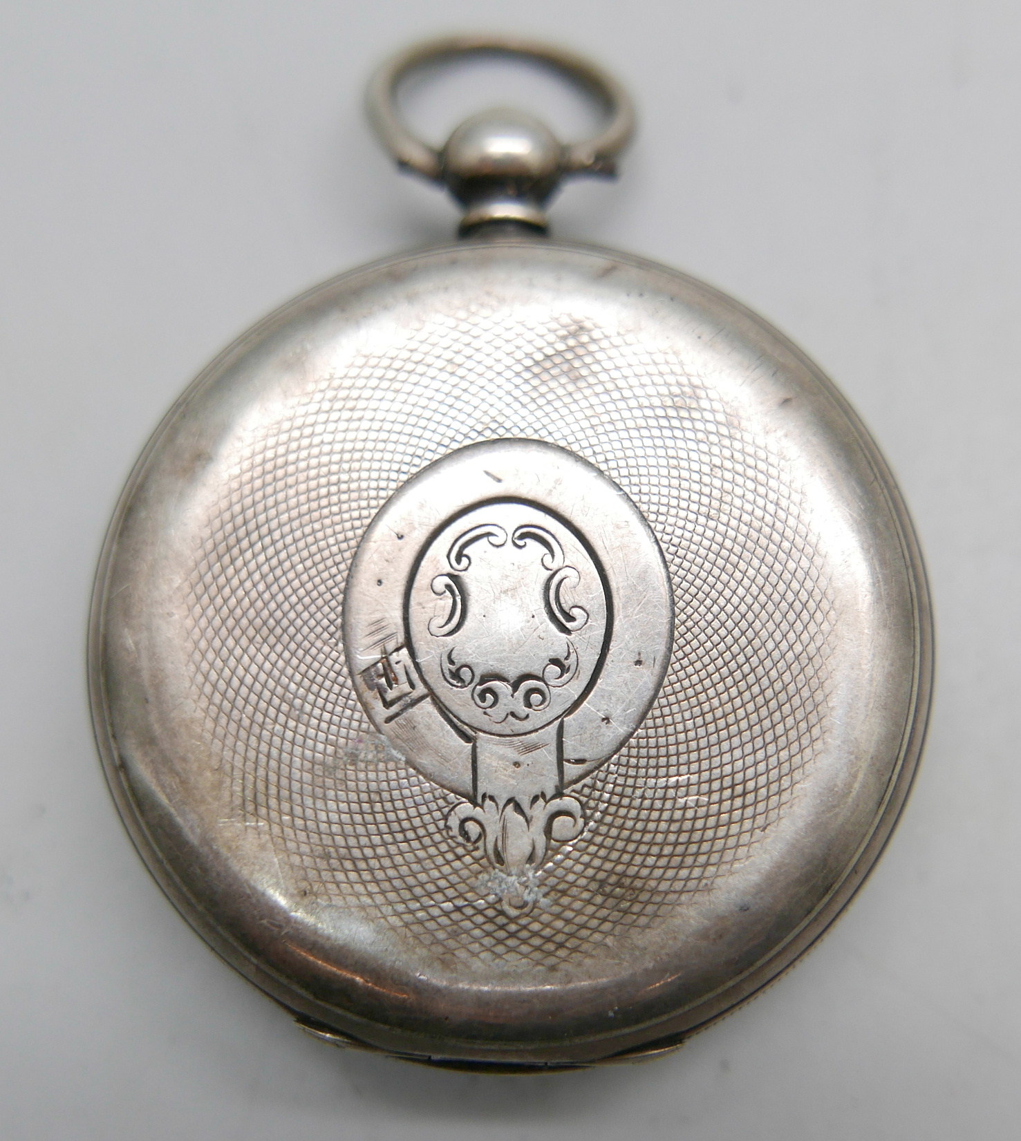 A silver pocket watch, Birmingham 1884 - Image 3 of 4