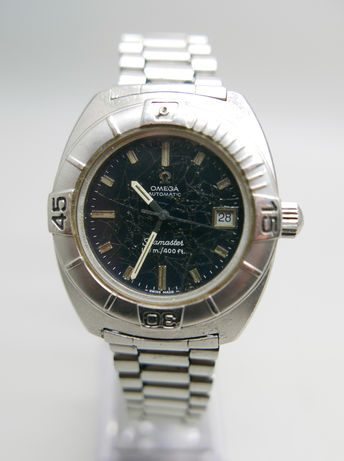 A gentleman's Omega Seamaster stainless steel 120m automatic wristwatch, strap stamped 650 - Image 2 of 3