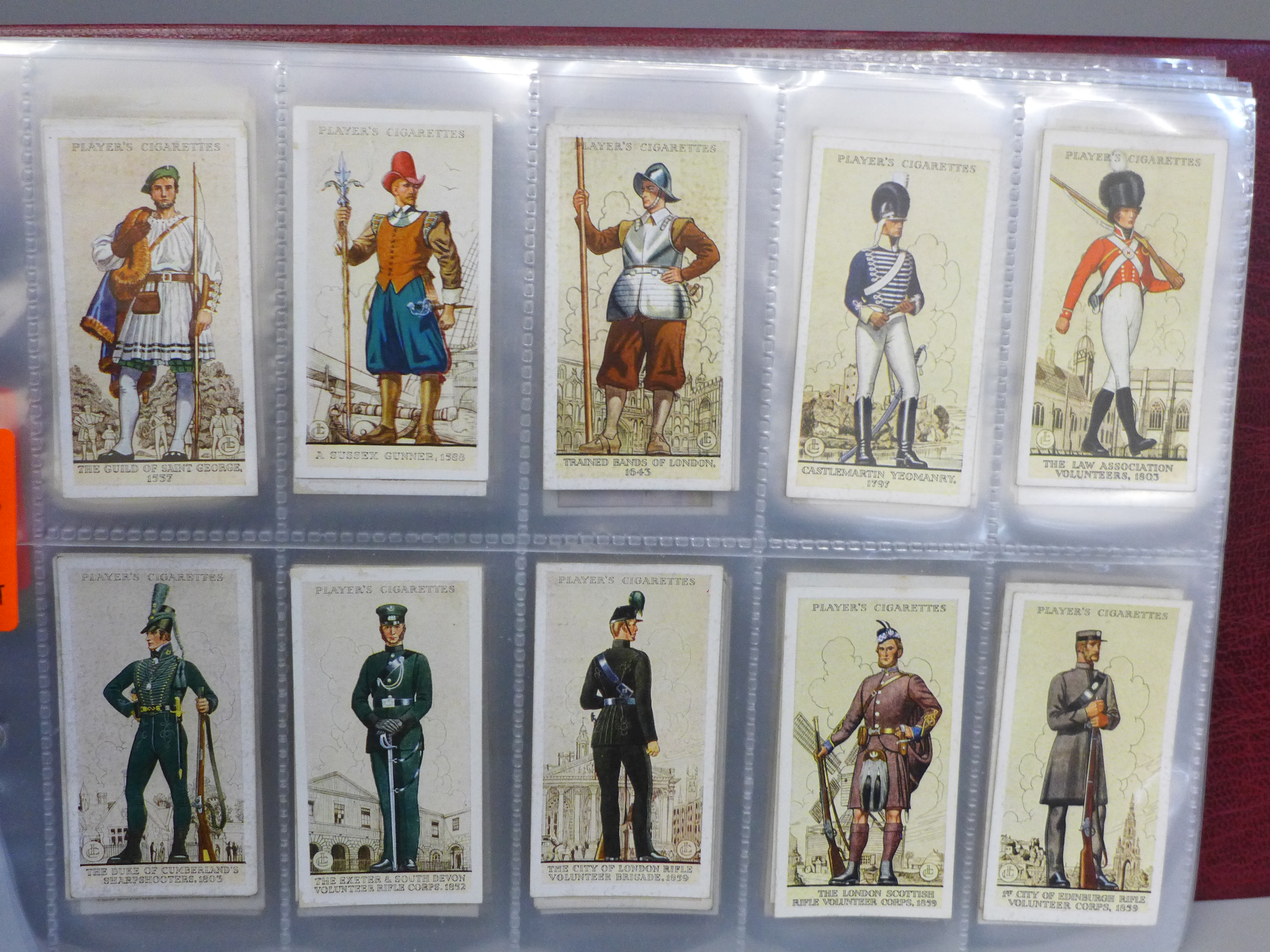 Cigarette cards; an album containing ten sets of Players cigarette cards, including cricketers, 1934 - Image 3 of 6