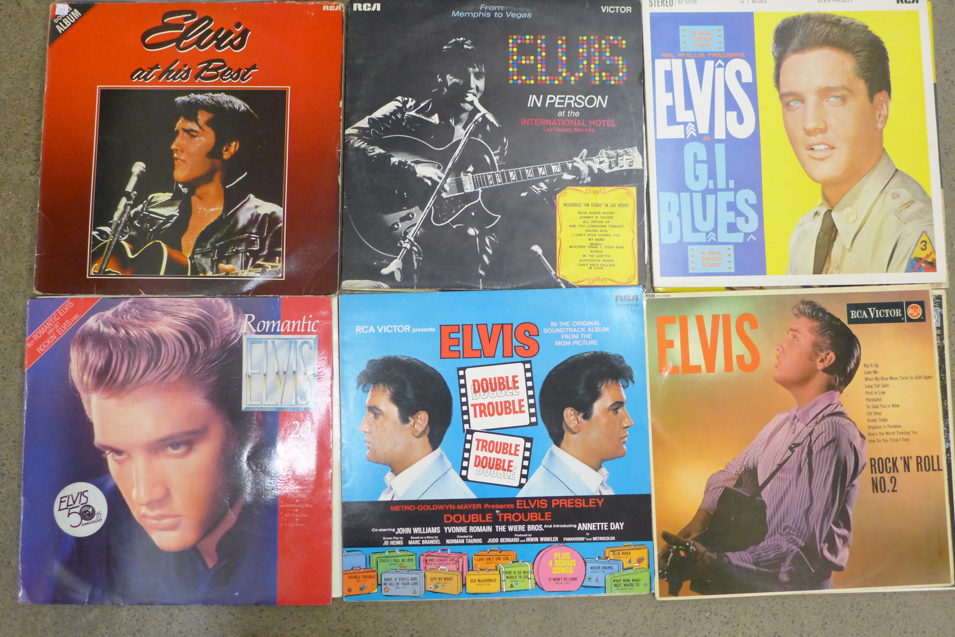 Twenty-three Elvis Presley LP records including Rock n Roll CLP 1093 - Image 2 of 4
