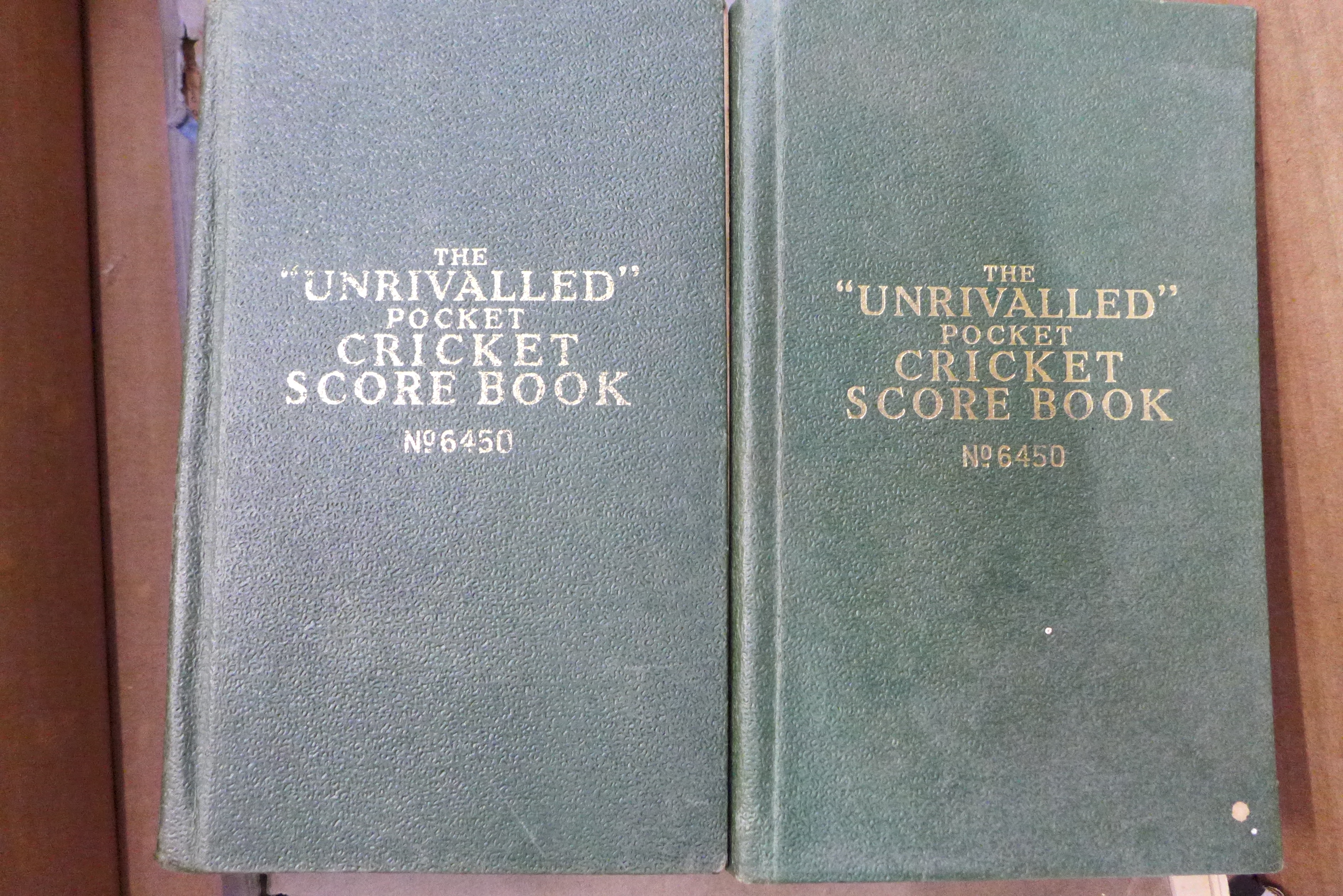 Cricket ephemera, scrapbooks with autographs, score books, etc., 1940s onward - Image 16 of 17