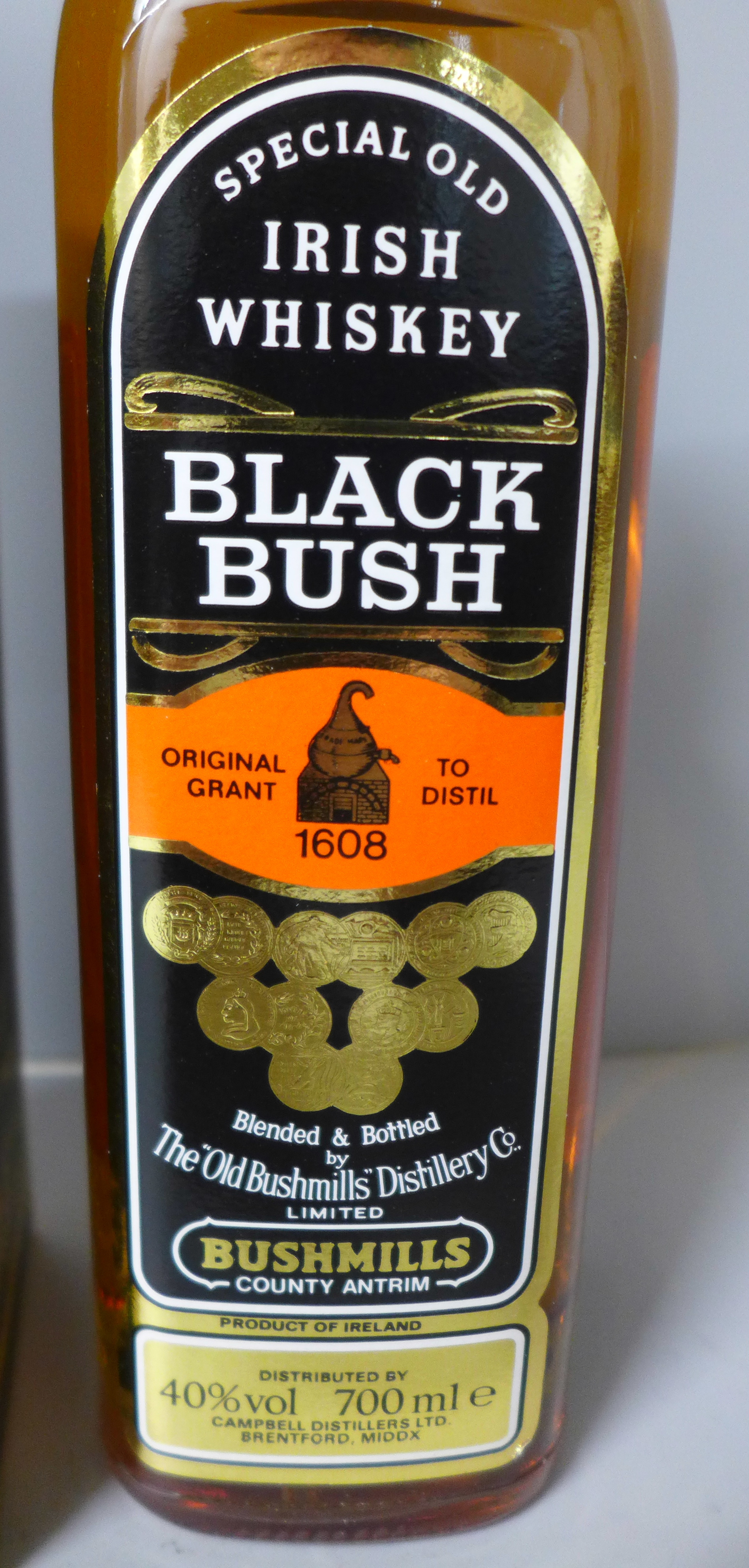 A bottle of Black Bush Bushmills Special Old Irish Whiskey, boxed - Image 2 of 2