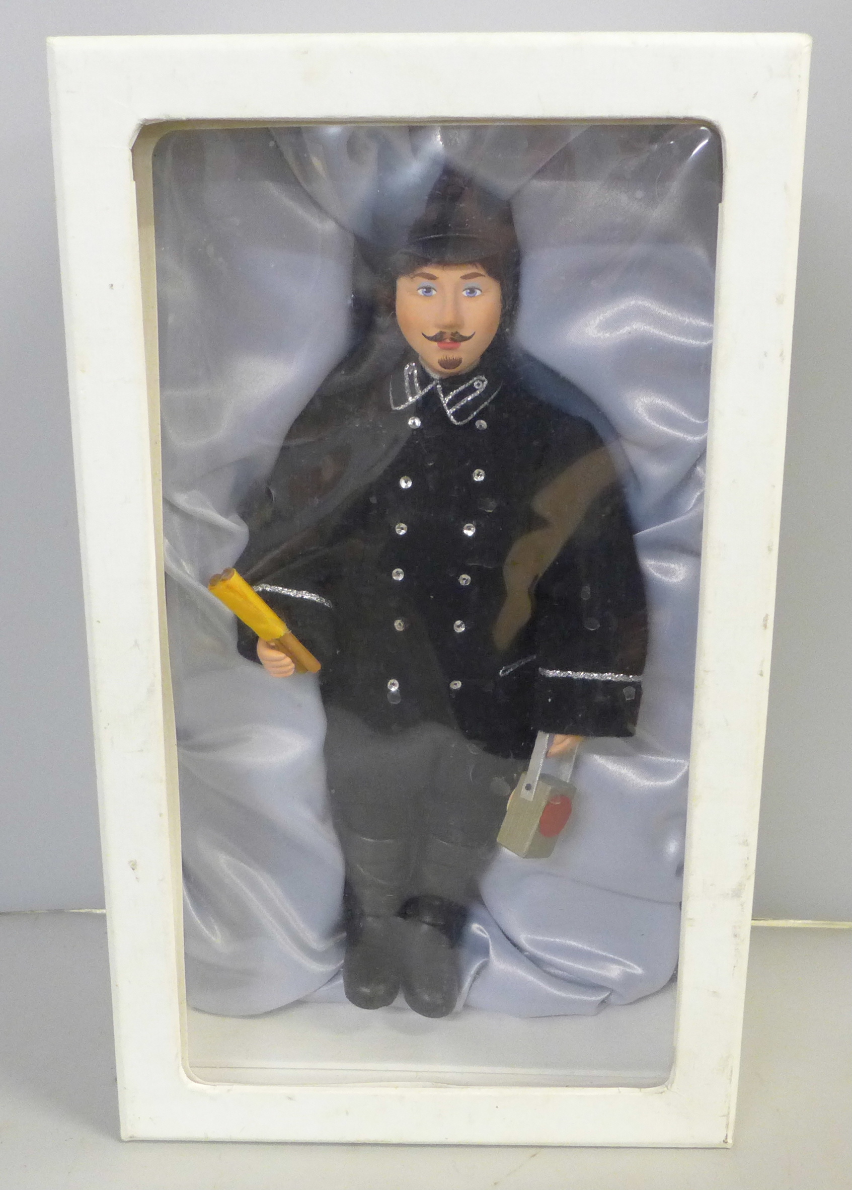 A doll of a Russian station master, 1960s/1970s in original box - Image 4 of 4