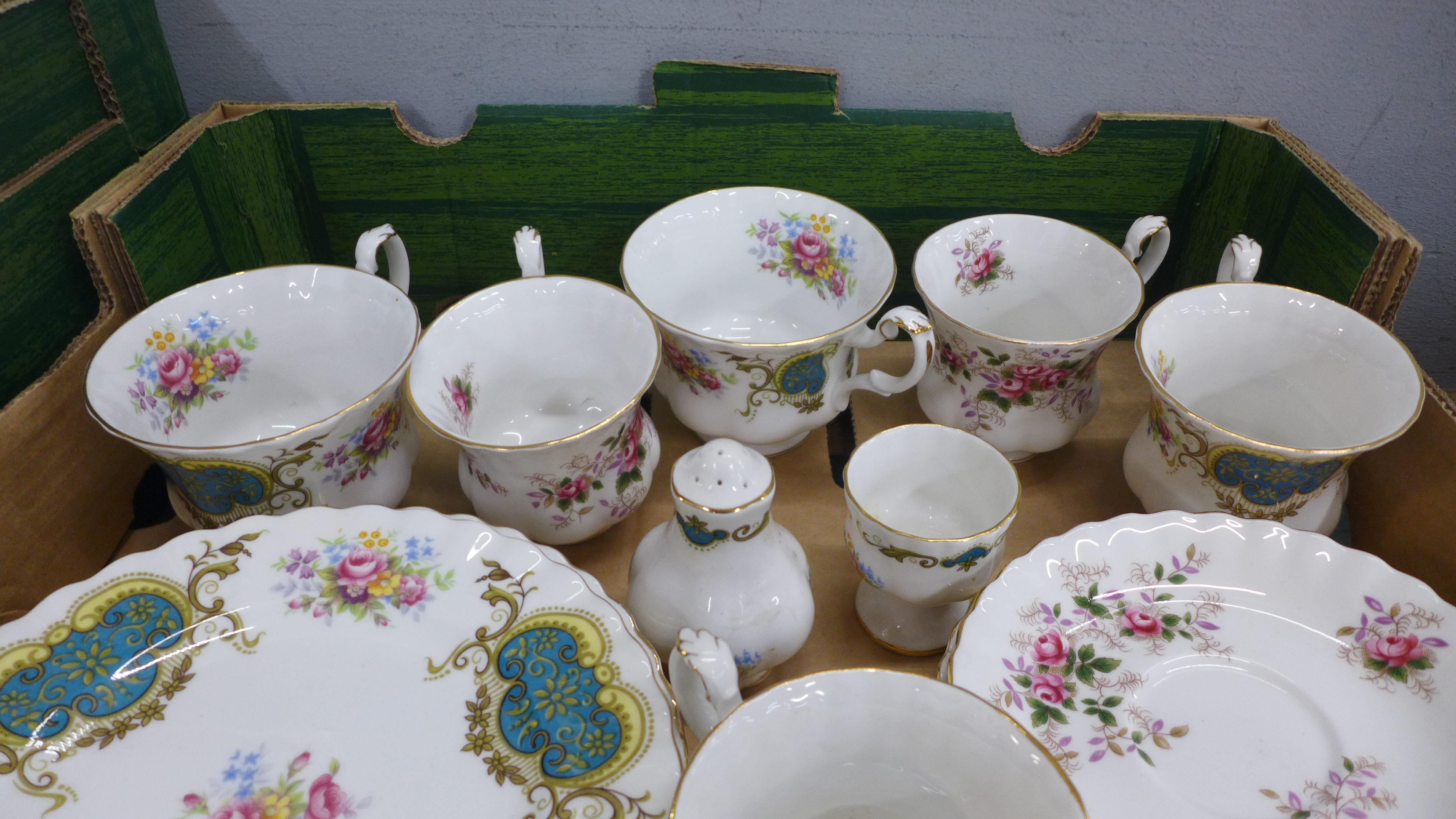 Royal Albert Lavender Rose, Berkeley and other teawares **PLEASE NOTE THIS LOT IS NOT ELIGIBLE FOR - Image 2 of 3