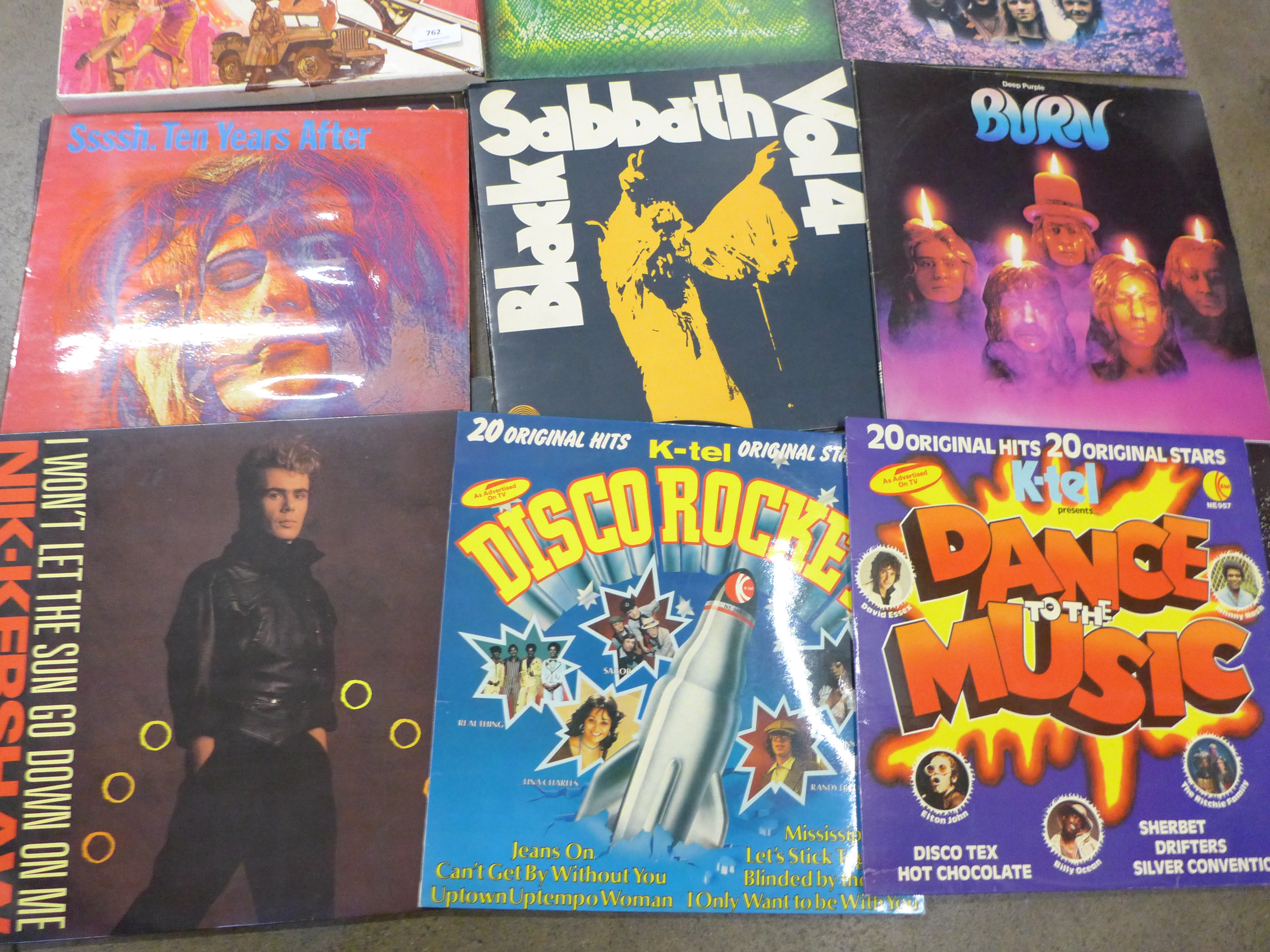 A collection of LP records; Alice Cooper, Black Sabbath, Glen Miller, Bee Gees, etc. (19) - Image 2 of 3