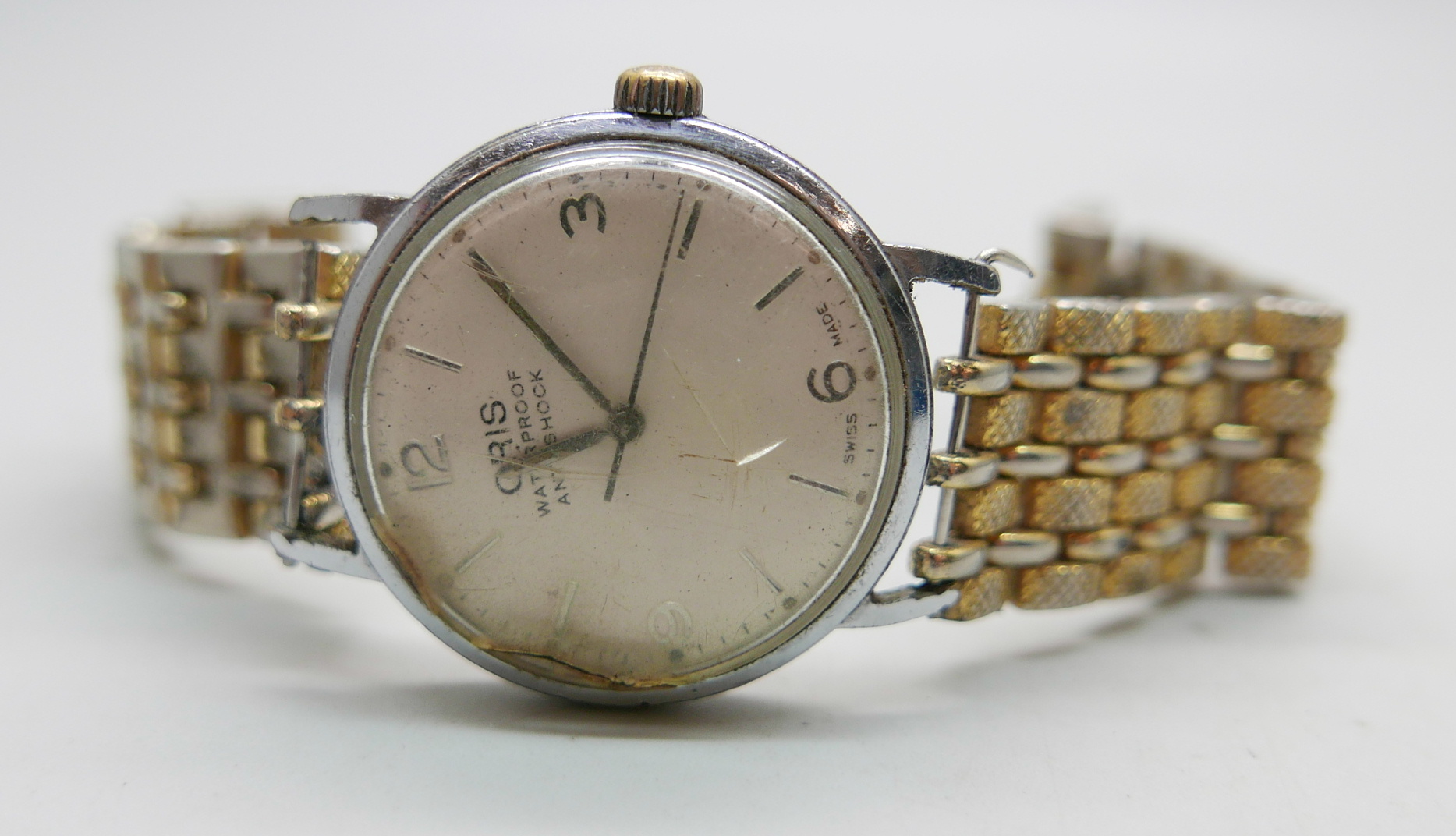 Three gentleman's vintage wristwatches; Seiko, Oris and Zaigor Lifetimer - Image 4 of 4
