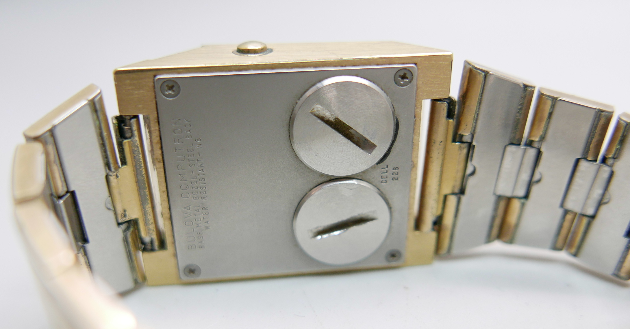 A Bulova Computron gold plated bracelet wristwatch, circa 1970s - Image 4 of 5